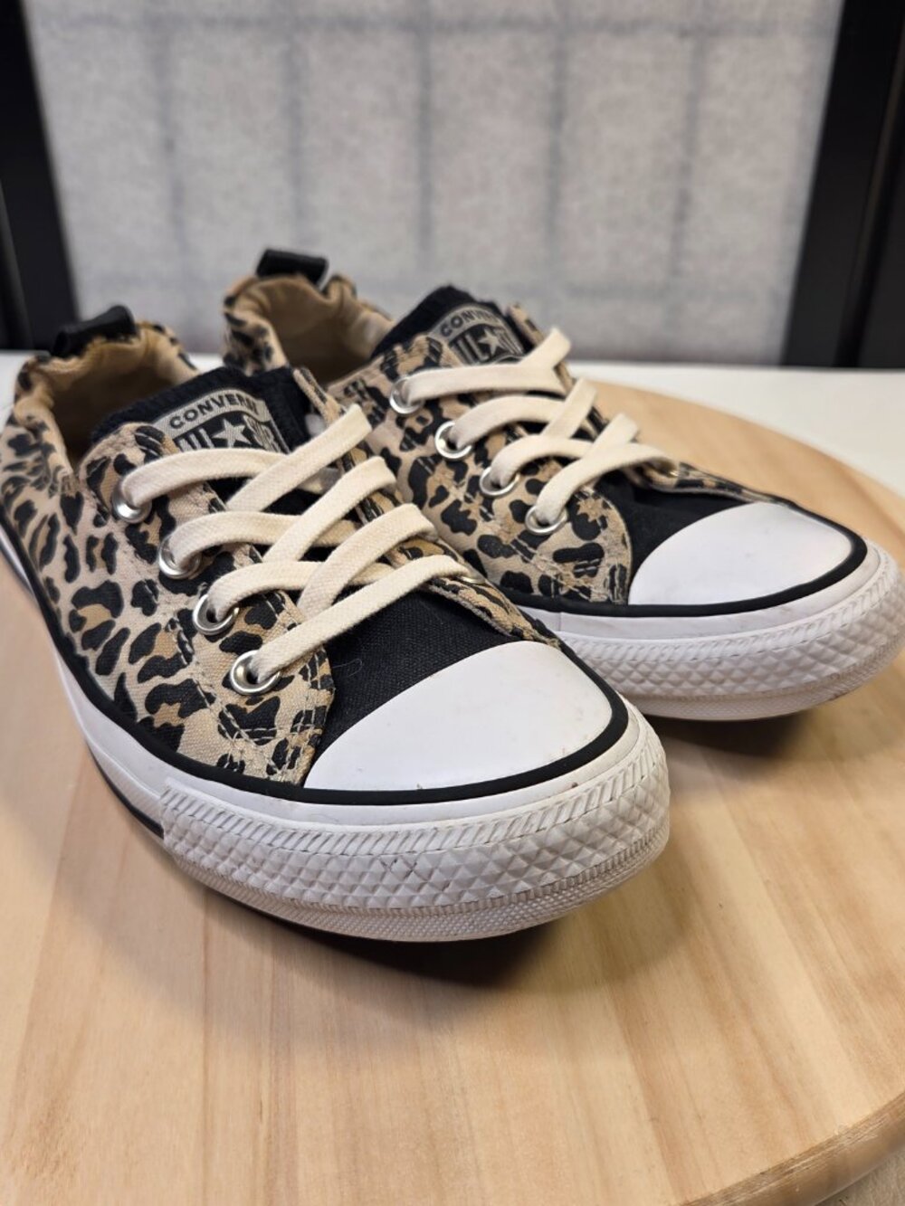Converse Chuck Taylor All Star Shoreline Leopard Sneakers Women US 8.5 - Picture 3 of 13